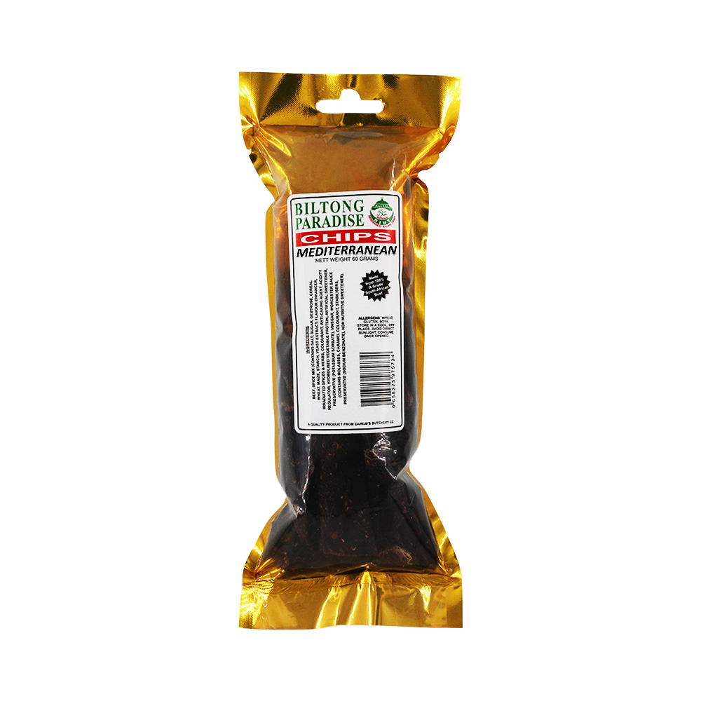 Biltong-Paradise-Mediterranean Biltong Paradise Chips 100g - Mediterranean - Image 1