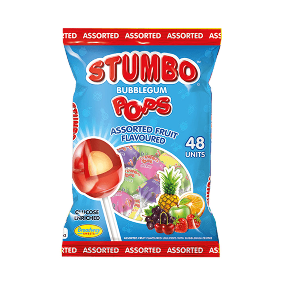 Stumbo-Lollipop-Assorted-Fruit Stumbo Lollipop (48's) - Assorted Fruit - Image 1